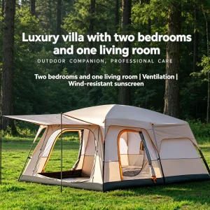 4/8/12-Person Removable Skylight Group Camping Tent